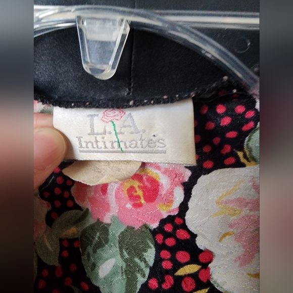 Womens Flower Print Long Duster Kimono Size Small - Picture 3 of 5